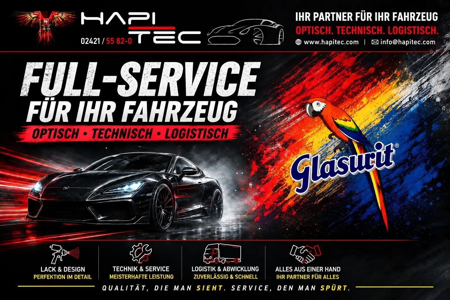 Hapitec Full-Service für Ihr Fahrzeug